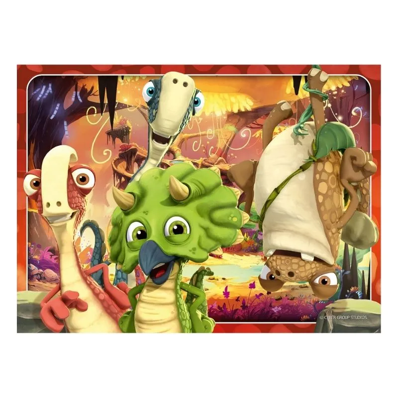 Ravensburger - 4 in a Box Gigantosaurus Puzzles