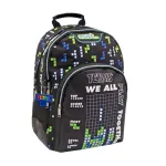 School Backpack Tetris Must with 3 cases