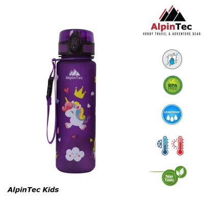 AlpinTec kids 500 ml water bottle - Unicorn