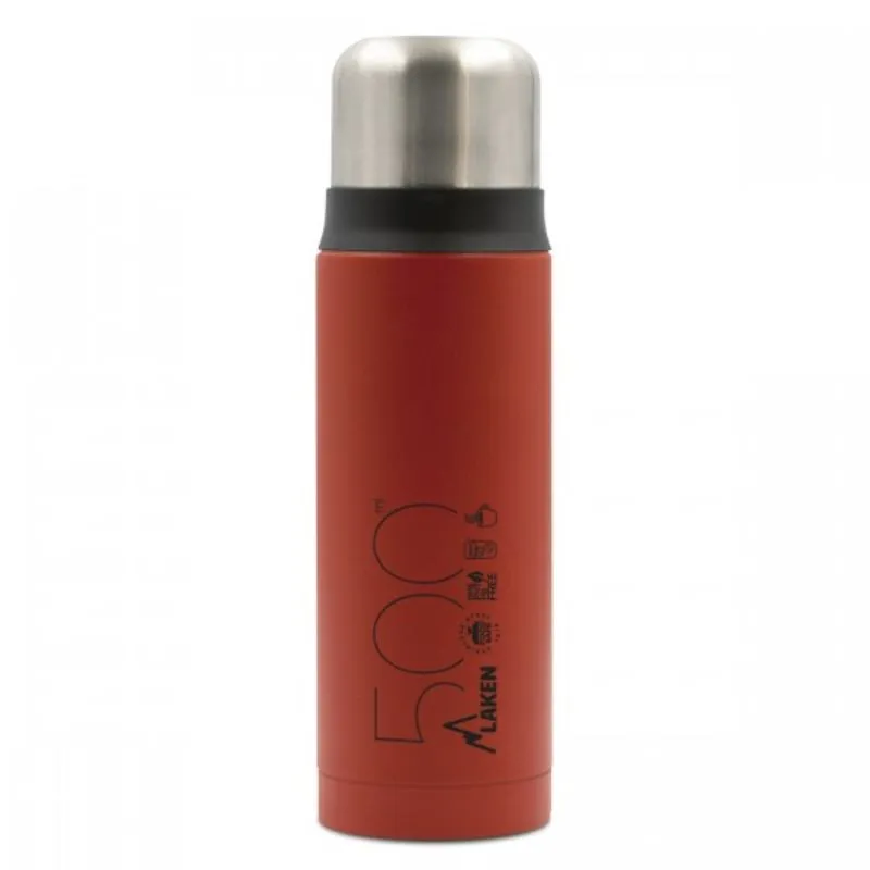 Stainless Steel Thermo Liquids Flask With Cup 500ml Red
