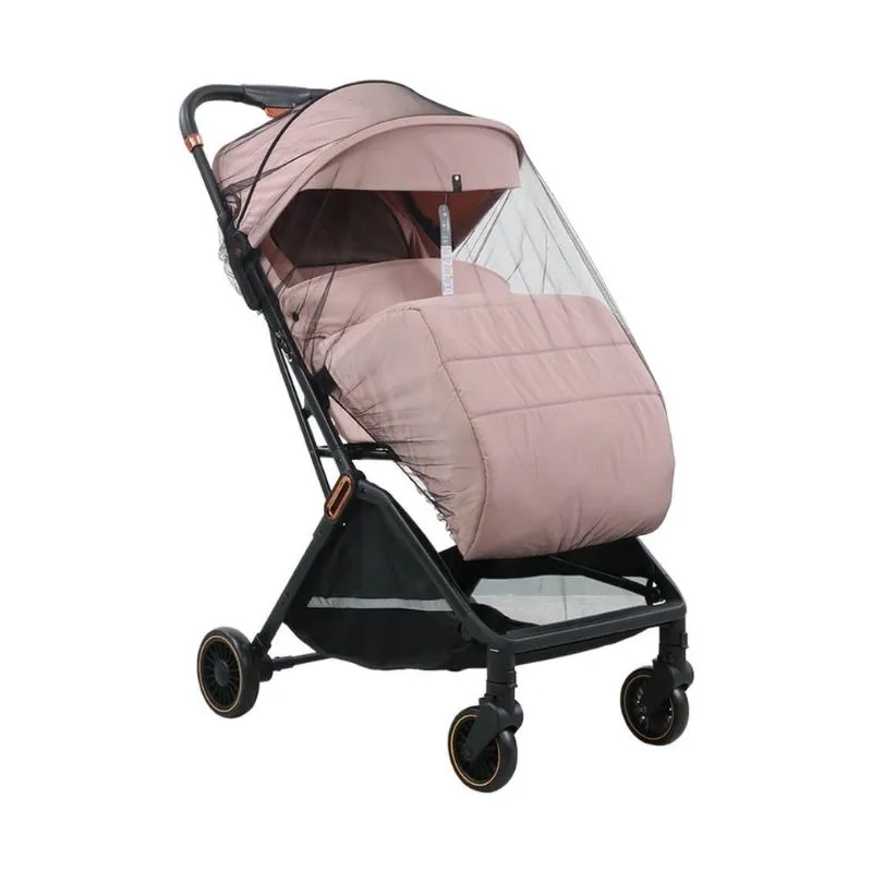 Bebe Stars Baby Stroller City Automatic Powder Pink