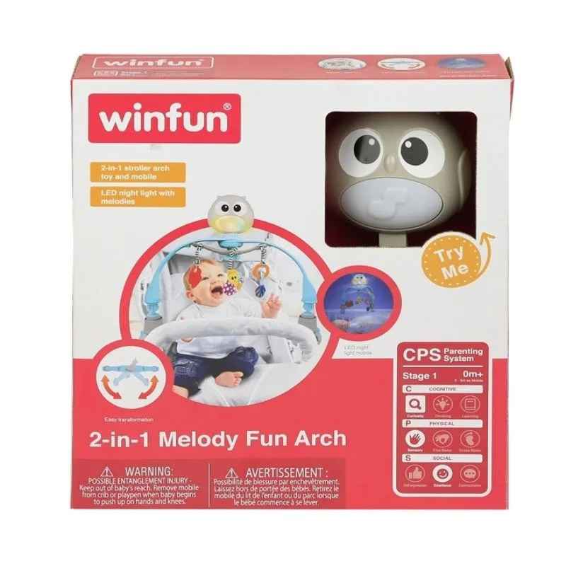 WinFun 2-In-1 Melody Fun Arch with Sounds & Lights