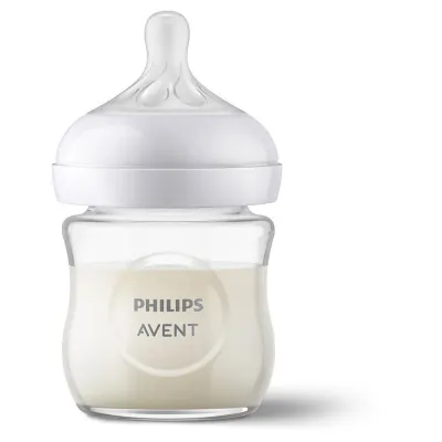 Philips AVENT Natural Response Glass Baby Bottle 120ml