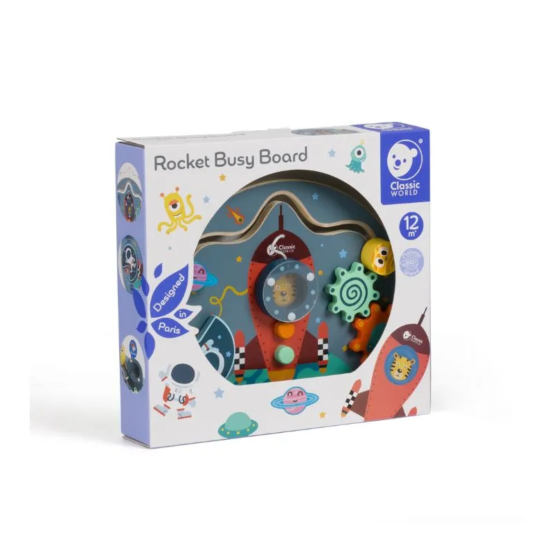 Classic World Toys Rocket Busy Board