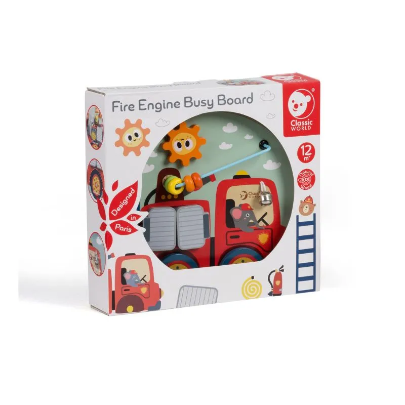 Classic World Toys Fire Engine Busy Board