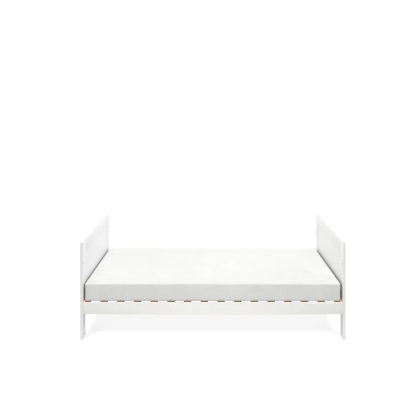 Silver Cross Bromley white convertible cot bed to toddler bed