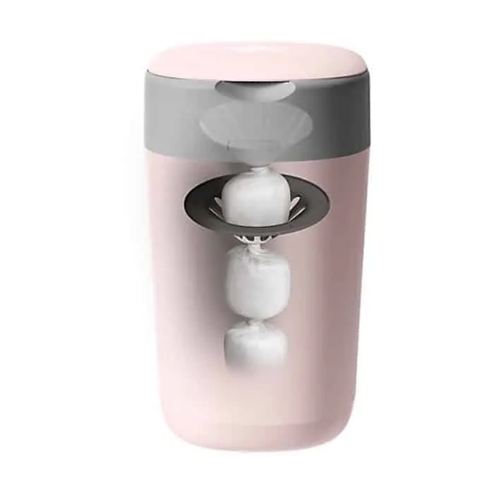 Tommee Tippee twist and click advanced nappy disposal sangenic bin - pink
