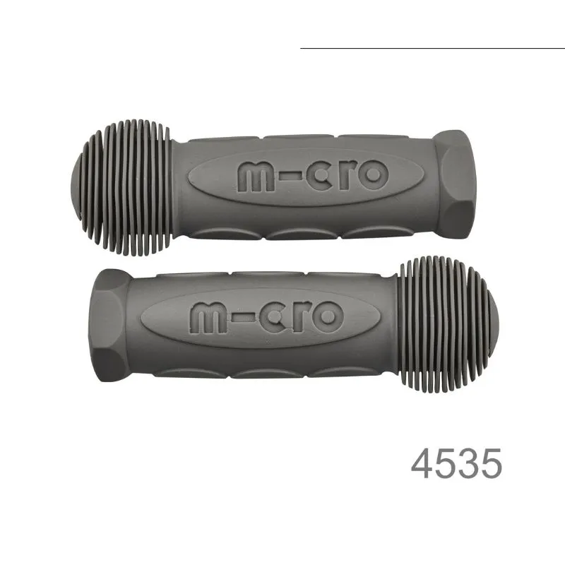 Micro Rubber Handle Grips Grey