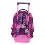 School Trolley Bag Elementary Must Team Heart Print 3 Compartments