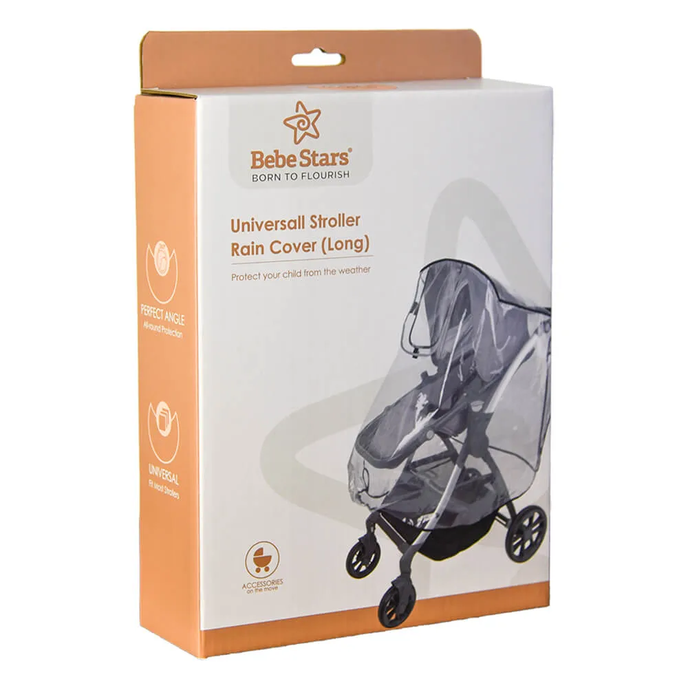 Bebe Stars Universall Stroller Rain Cover (Long)