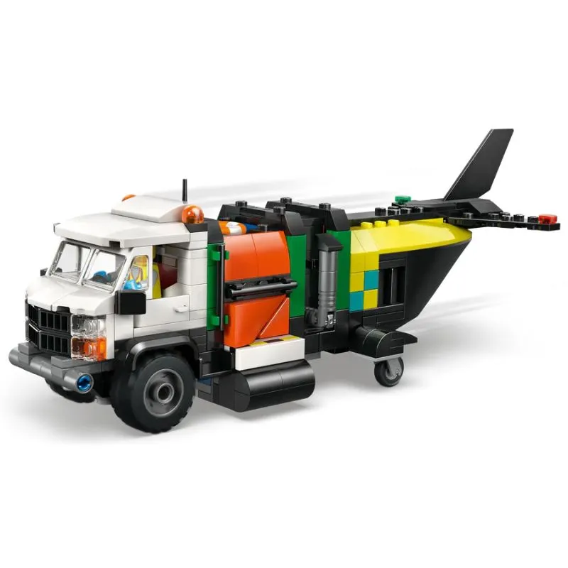 Lego Airplane, Service Truck & Hovercraft Remix