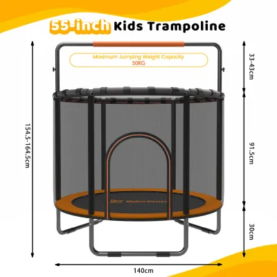 Bebe Stars Trampoline with Net 140cm