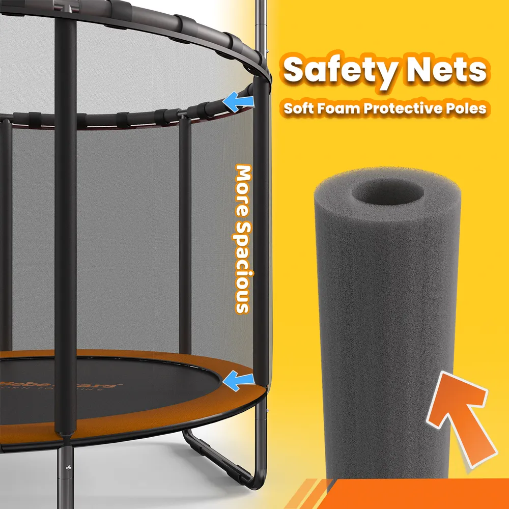 Bebe Stars Trampoline with Net 140cm