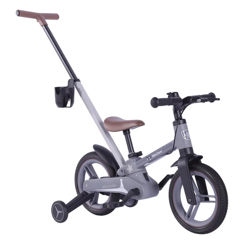 Bebe Stars Bicycle Speedy With Training Wheels Grey