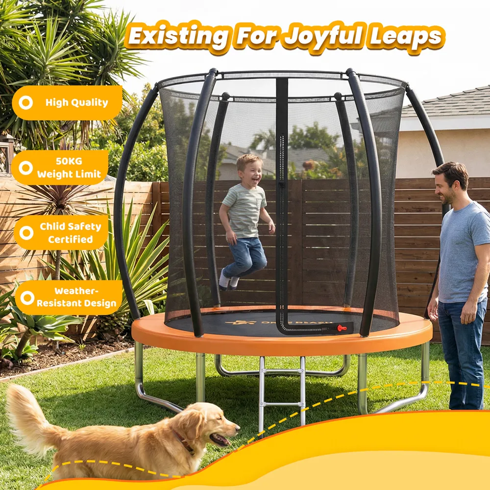 Bebe Stars Trampoline with Net 6ft (185cm)