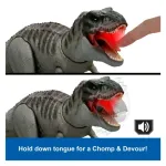 Jurassic World Rebirth Power Devour Tyrannosaurus Rex Dinosaur Figure, Constant Chomp Lights & Sound
