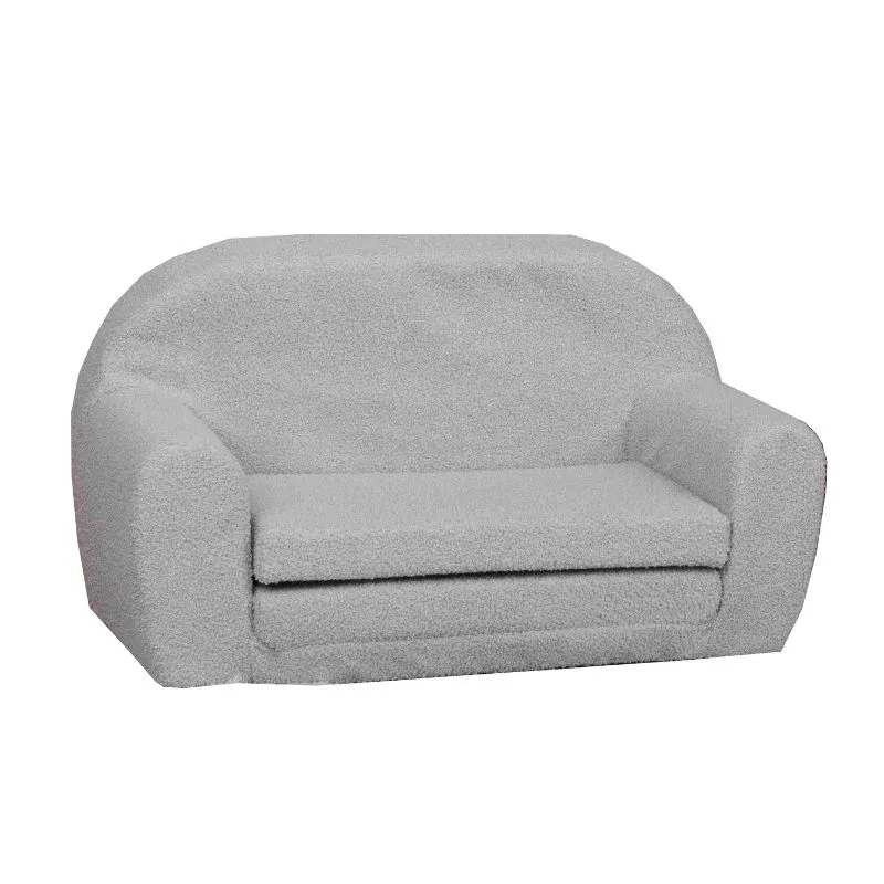 Delsit Double Sofa Boucle Grey