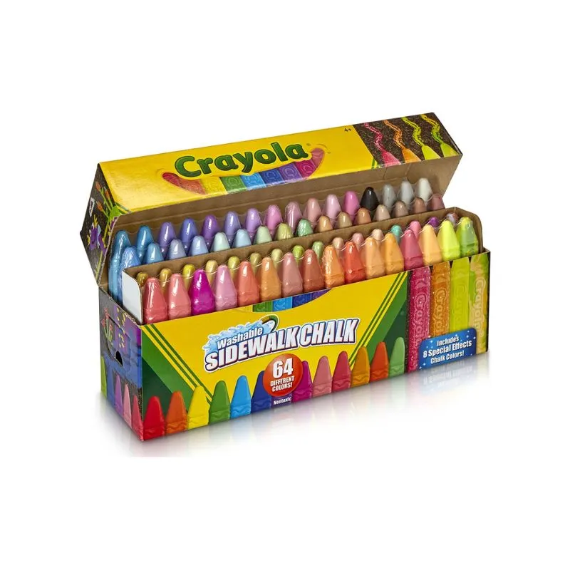 Crayola Ultimate Washable Chalk Collection 64ct