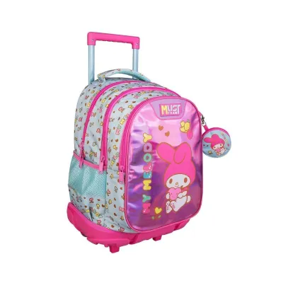 Must Team My Melody  Primary School Trolley School Bag with 3 cases