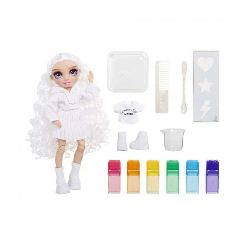 Rainbow High Watercolor & Create DIY Fashion Doll Purple Eyes Tie-Dye