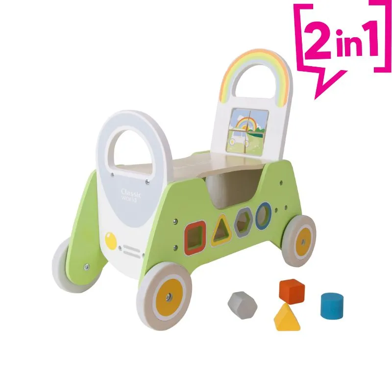 Classic World Toys 2 in 1 Rider Walker
