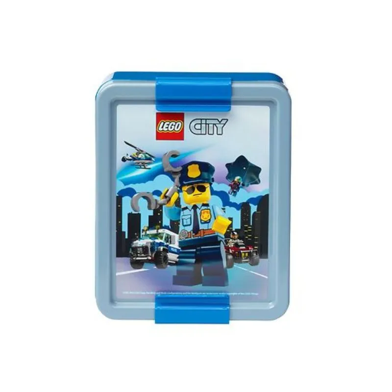 Lego City Lunch Box - Blue