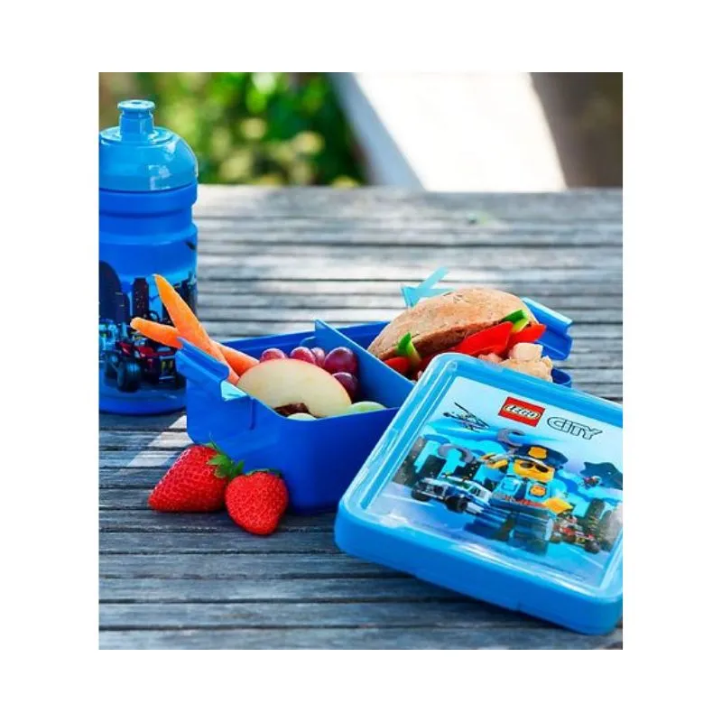 Lego City Lunch Box - Blue