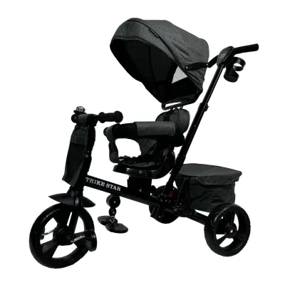 3 in 1 – TrikeStar Tricycle (332) for Kids - Grey