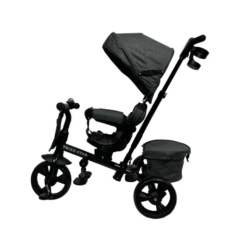 3 in 1 – TrikeStar Tricycle (332) for Kids - Grey