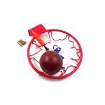 Basketball Hoop and Inflatable Ball Set