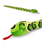 Keel Toys knuffel Snakes 4 Asstd -Keeleco 100cm - Green