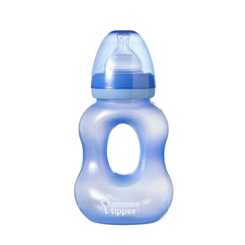 Tommee Tippee Essential Basics Easy Grip Bottles Blue