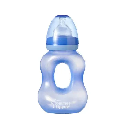 Tommee Tippee Essential Basics Easy Grip Bottles Blue