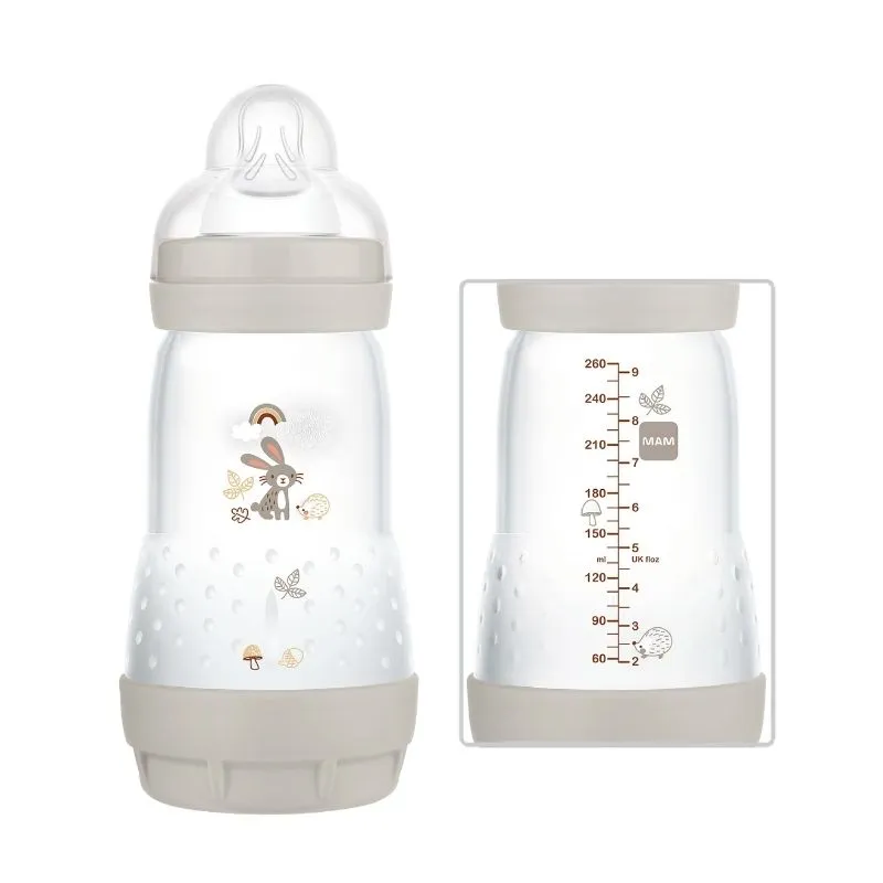 MAM Colors of Nature Baby Bottle Easy Start  Anti-Colic 260ml - Unisex