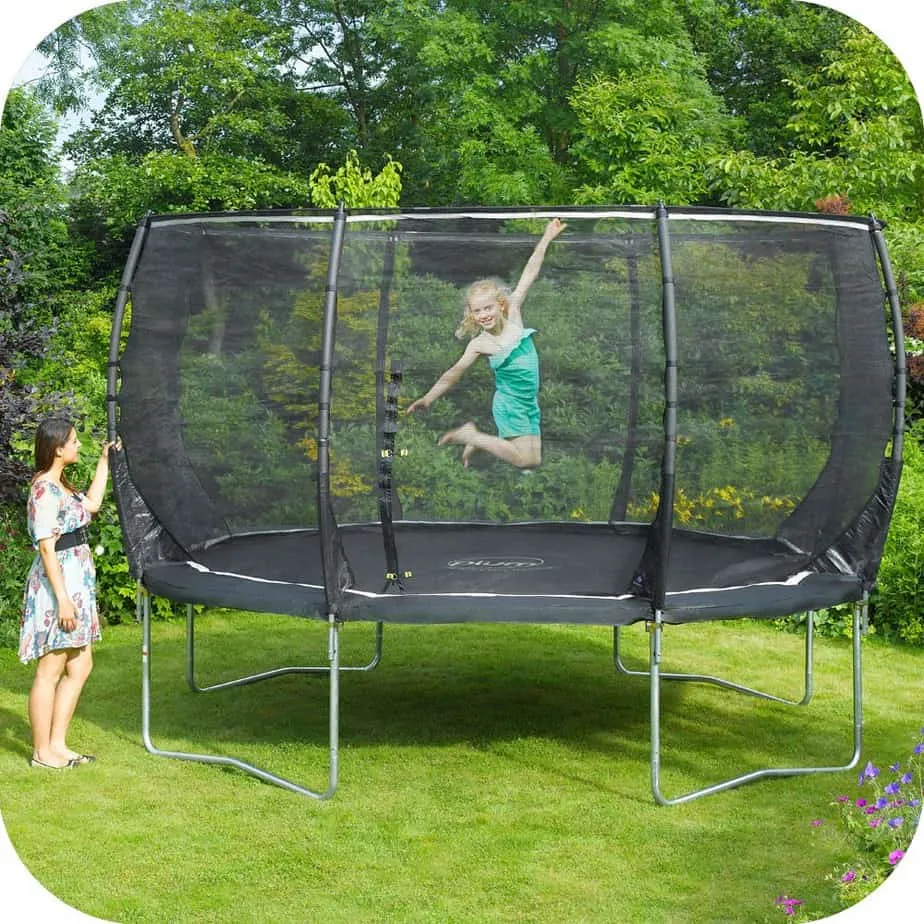 Plum Magnitude Trampoline and 3G Enclosure - 12FT