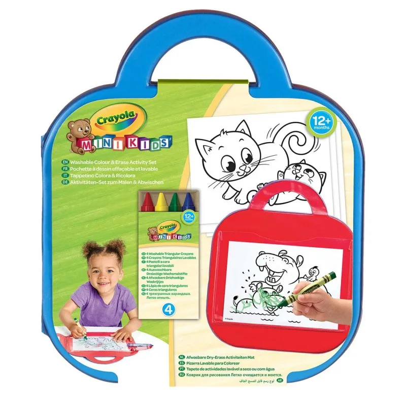 Crayola Mini Kids Washable Colour & Erase Activity Set