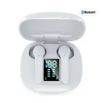 Bluetooth True Wireless Earbuds with Charging Case - White