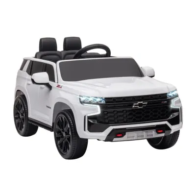 Licensed Chevrolet Electric Car for Kids 12V - White