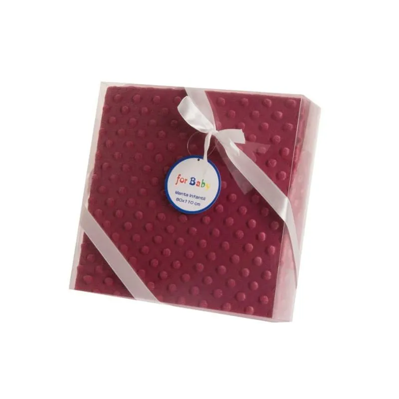 For Baby Blanket 80x110cm Granate