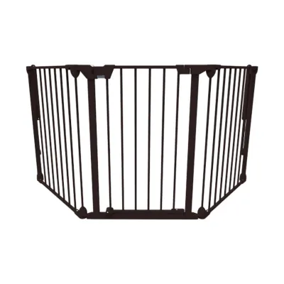 Noma 3-panel Safety Gate Modular Metal Black