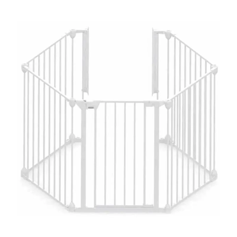 Noma 5-Panel Safety Gate Modular Metal White