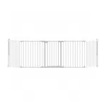 Noma 5-Panel Safety Gate Modular Metal White