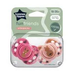 Tommee Tippee Fun Friends Orthodontic Soothers 18-36m