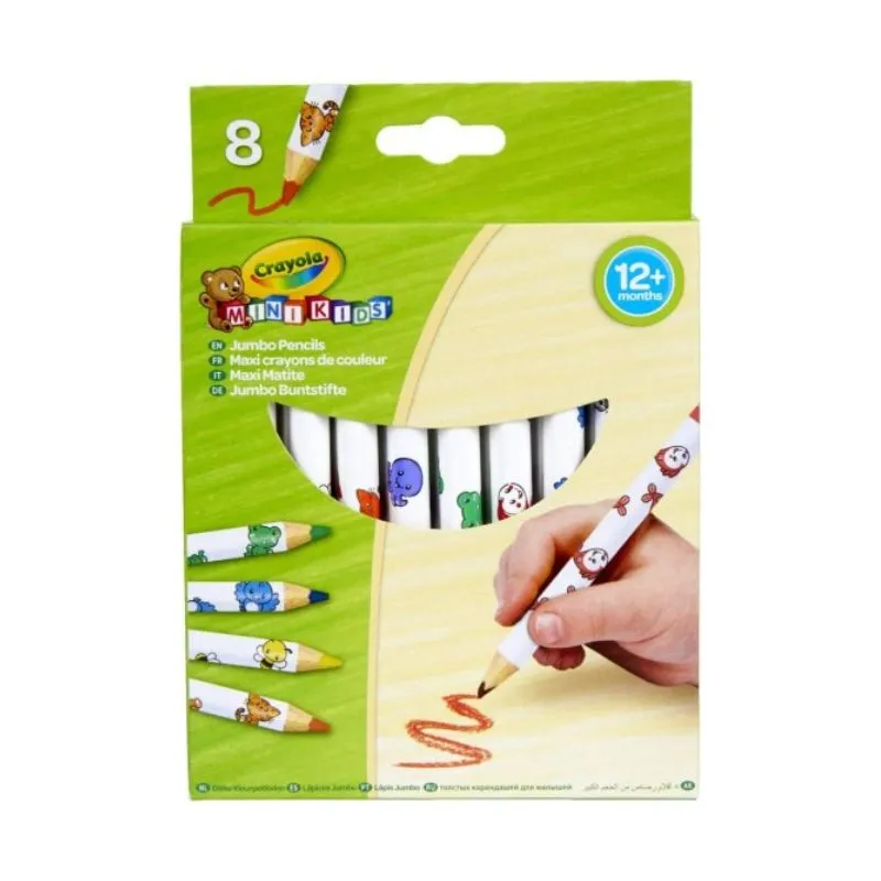 Crayola 8 Mini Kids Jumbo Pencils