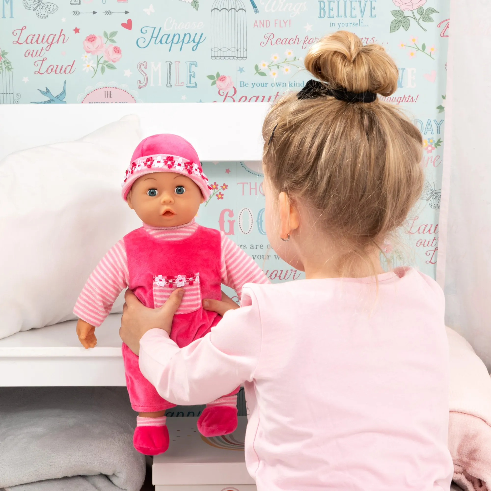 Bayer Design Dolls First Words Baby pink 38cm