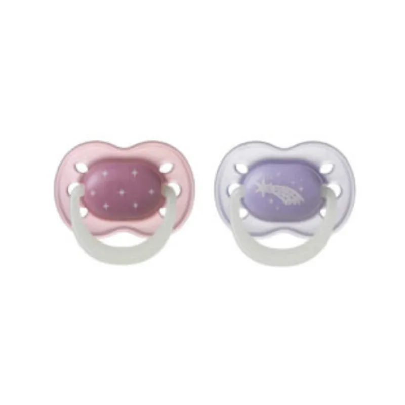 Tommee Tippee Night Time Soother 0-6m 2pk