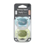 Tommee Tippee Night Time Soother 0-6m 2pk