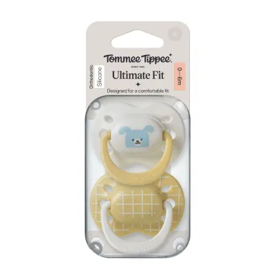 Tommee Tippee Decorated Ultimate Fit Boy Soother 0-6m (2 Pack)