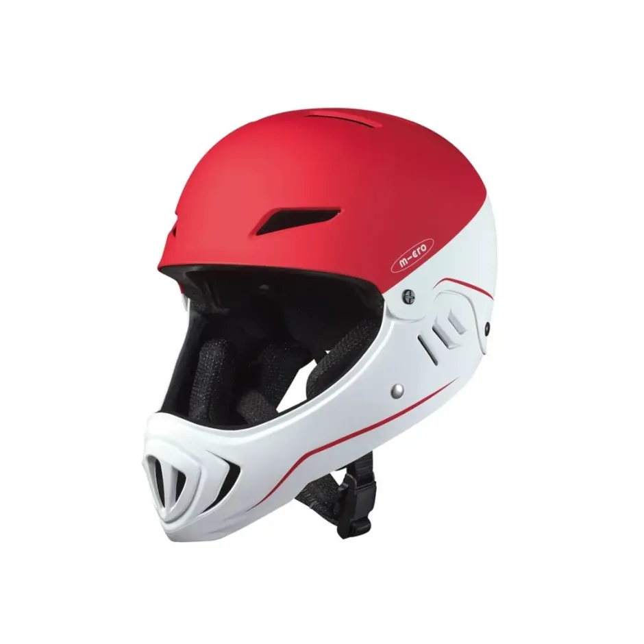 Micro Racing Helmet White/Red