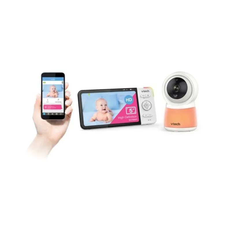 Vtech Wi-Fi Remote Access Video Baby Monitor with 5